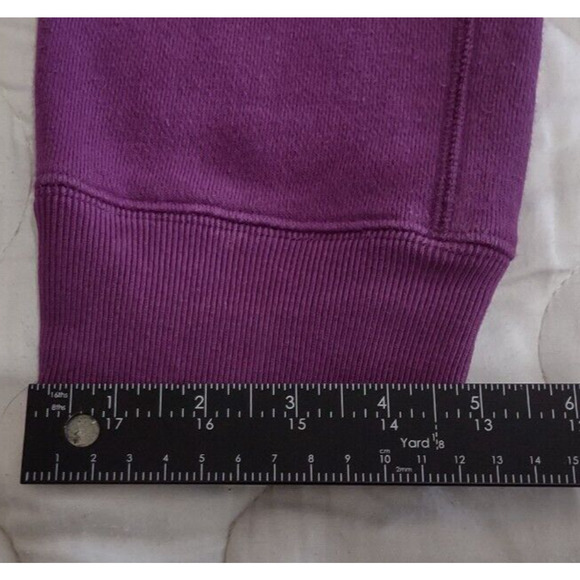 Champion Hoodie and Pant Set Womens M 100 Anniversary Chenille Logo Purple - Picture 13 of 16